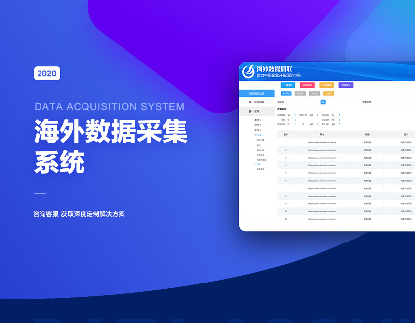 軟件定制開(kāi)發(fā)：外貿(mào)行業(yè)數(shù)據(jù)采集軟件
